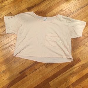 American apparel crop top